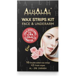 AL-298 ZARNISH WAXSTRIP VOOR GEZICHT EN OKSELS