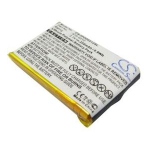 616-0212, 6160212 BTC-IPOD0212SL accu (250 mAh 3.7 V, Zwart)