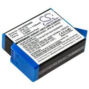 601-29003-001, AHDBT-901, SPBL1B BTC-GDB900MX accu (1720 mAh 3.85 V, Zwart)