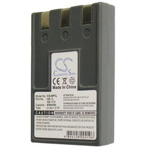 ER-D100, NB-1L, NB-1LH BTC-NP1L accu (830 mAh 3.7 V)