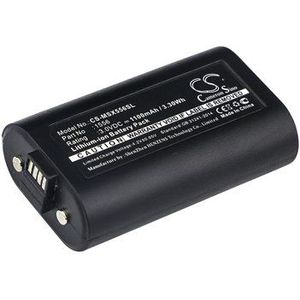 1556, S3V-00003, S3V-00008, S3V-00014 BTC-MSX556SL accu (1100 mAh 3 V, Zwart)