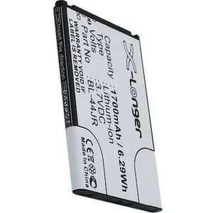 Accu (1700 mAh) geschikt voor LG P940, LG KU5400, LG SU540, LG Optimus EX, LG SU880, LG Prada 3.0 (BL-44JR)