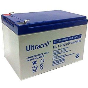 Wentronic Loodaccu (Ultracell) 12  - 12 Ah (Faston 4,8 Mm)