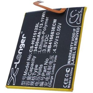 Accu (3450 mAh) geschikt voor Huawei H1512, Huawei H1511, Huawei Angler (HB416683ECW)