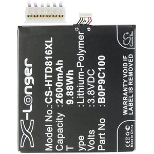 Accu (2600 mAh) geschikt voor HTC Desire 816w, HTC Desire 816 Dual SIM, HTC D816w, HTC Desire 816 (35H00220-01M, B0P9C100)