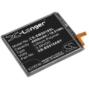 Accu (4900 mAh) geschikt voor Samsung Galaxy S23 Ultra (EB-BS918ABY)