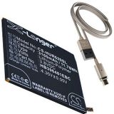 HB396481EBC BTC-CB041 accu (3100 mAh 3.8 V, Zwart)