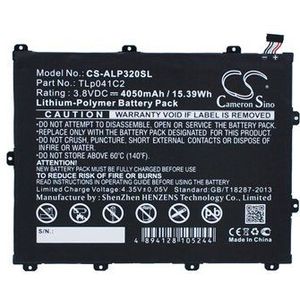 Accu (4050 mAh) geschikt voor Alcatel One Touch Pop 8P320A, Alcatel One Touch Pop 8 (TLp041C2, TLp041CC)