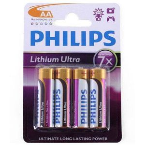 Philips AA Lithium Ultra Batterijen