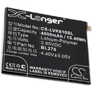 BL270 BTC-LVK610SL accu (4000 mAh 3.85 V, Zwart)