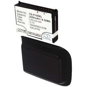 Accu (2250 mAh) geschikt voor Dopod P100, Qtek G100, I-mate PDA-N, HTC Galaxy (35H00063-01M, GALA160)