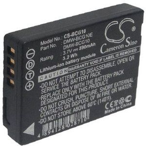 BP-DC, BP-DC7, BP-DC7E, BP-DCU, DMW-BCG10, DMW-BCG10E, DMW-BCG10GK, DMW-BCG10PP BTC-BCG10 accu (890 mAh 3.7 V)