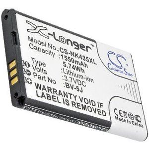 Accu (1550 mAh) geschikt voor Microsoft Lumia 435, Microsoft Lumia 532 (BV-5J)