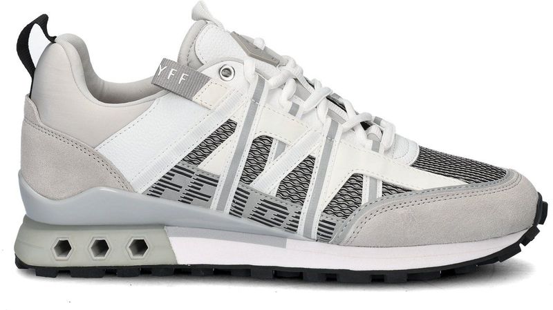 Cruyff - Fearia Futura - Sneaker - Wit / Lichtgrijs - Mesh