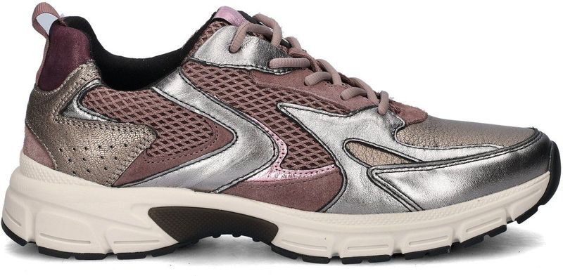 Gabor - Comfort Optifit - Dames Sneakers - Chunky - Leer en Mesh-Textiel