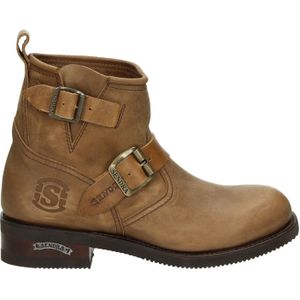 Sendra - 2976 Carol - Bikerboots - Nubuck - Zwart