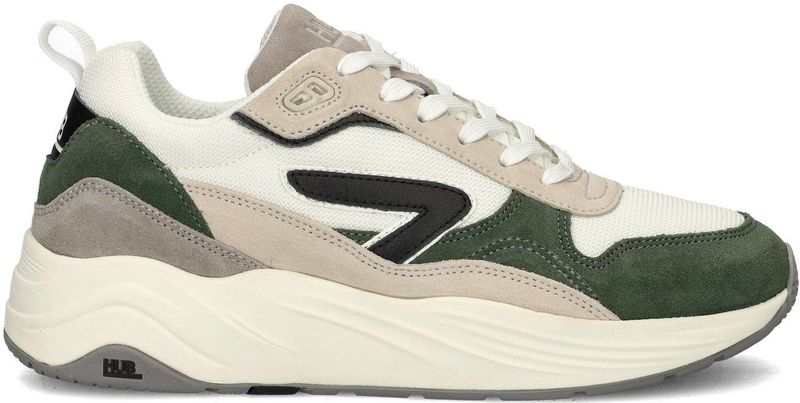 Hub - Glide - Sneakers - Grijs - Suède/Mesh