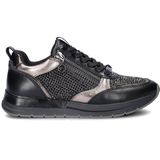 Tamaris - Lage Sneakers - Imitatieleer - Dames - Met Strass-steentjes