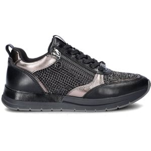 Tamaris - Lage Sneakers - Imitatieleer - Dames - Met Strass-steentjes