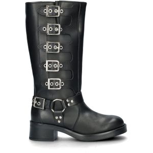 Steve Madden - Battle - Bikerboots - Zwart - Leer