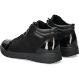 Ara - Rome - Sneakerboots - Zwart - Plateau Hak - Ritssluiting en Vetersluiting