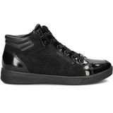 Ara - Rome - Sneakerboots - Zwart - Plateau Hak - Ritssluiting en Vetersluiting