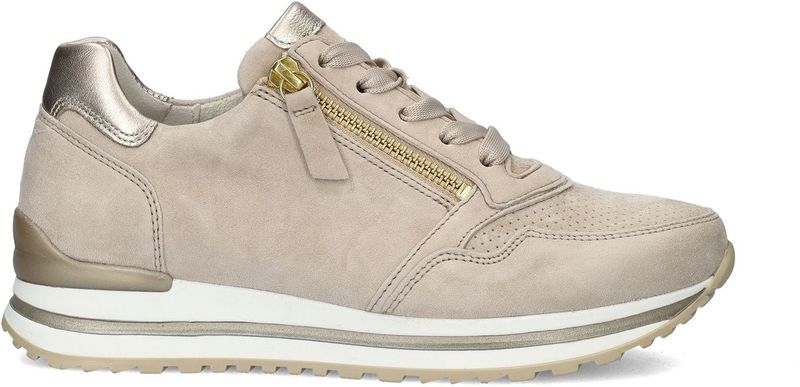 Gabor - Comfort Optifit - Sneakers - Zwart - Suède/Lakleer