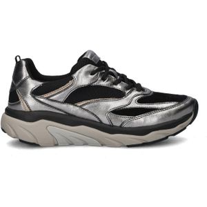 Gabor - Rollingsoft - Lage Sneakers - Dames - Leer en Mesh-Textiel