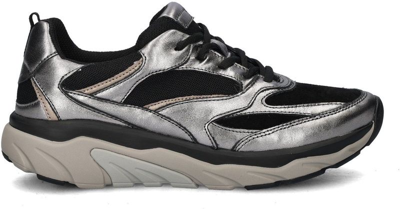 Gabor - Rollingsoft - Lage Sneakers - Dames - Leer en Mesh-Textiel