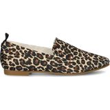 La Strada - Instappers - Zwart - Textiel - Dempende Zool