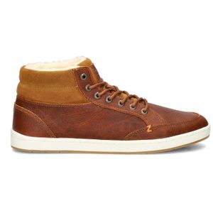 Hub - Mark Veterboots - Bruin - Gewaxt Nubuck - Fake Fur Voering
