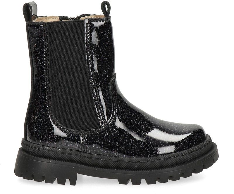 Shoesme - Chelsea Boots - Zwart - Lakleer