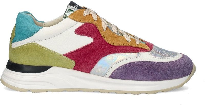Iqonic - Passion - Sneakers - Multicolor - Suede en Leer