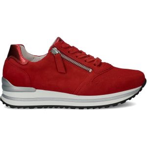 Gabor - Comfort Optifit - Dames Sneakers - Zwart - Suède/Lakleer