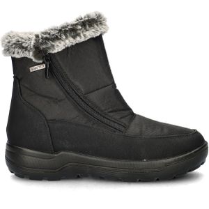 Galop - Dames Snowboots - Zwart - Nylon - Fake-Fur Voering