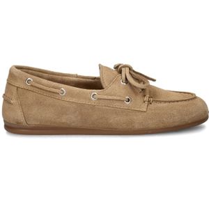 Shoecolate - Leom - Mocassin - Suède - Imitatiesuède - Flexibele Rubberen Loopzool