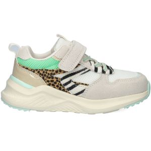 Nelson - Kids - Lage Sneakers - Suède - Klittenband - Gevoerd met Textiel