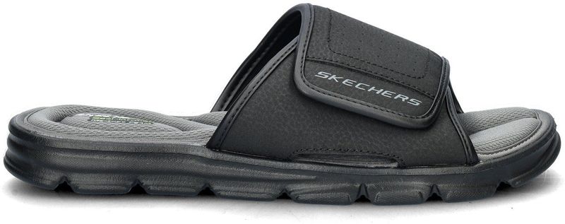Skechers - Wind Swell - Badslippers - Imitatieleer - Heren