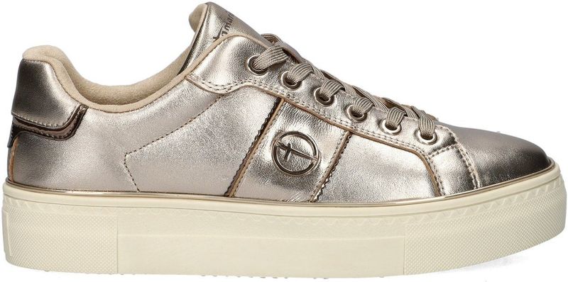 Tamaris - Dames Sneaker - Metallic - Imitatieleer - Rubberen Loopzool