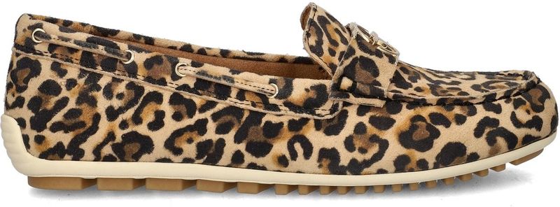 Tamaris - Dames Loafer - Animal Print - Suedine - Flexibele Loopzool