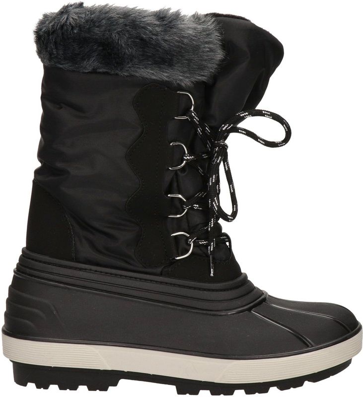 Snow Fun - Dames Snowboots - Zwart - Rubber/Nylon