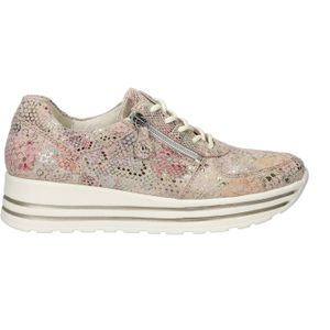 Waldläufer - H-Lana - Sneakers - Slangenprint - Suède - Uitneembaar Voetbed