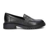Tamaris - Dames Loafer - Zwart - Leer - Gevoerd met Zacht Textiel