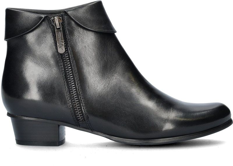 Regarde le Ciel - Stefany - Enkellaarsjes - Zwart - Leer