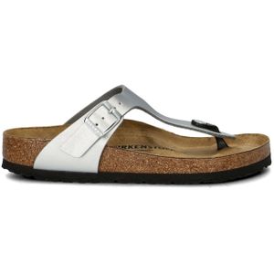 Birkenstock - Gizeh - Teenslippers - Zwart - Synthetisch - Verstelbare Band