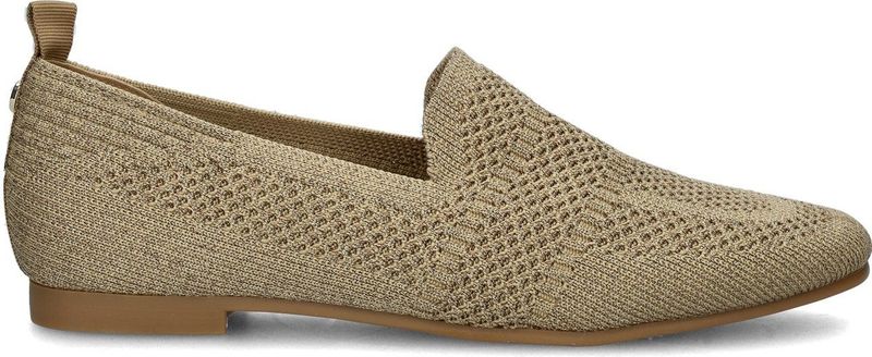 La Strada - Instapschoenen - Zwart - Textiel - Dempende Zool