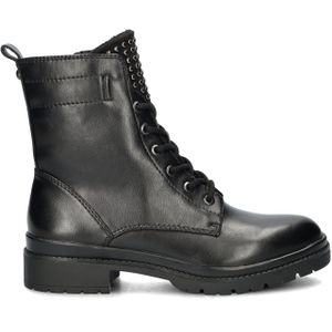 Tamaris - Veterboots - Zwart - Imitatieleer - Vegan