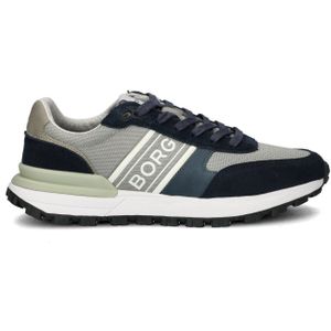 Bjorn Borg - Lage Sneakers - Groen - Suède/Nylon - Gerecycled Materiaal