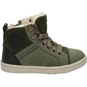 Nelson - Kids - Hoge Sneakers - Leer - Met Imitatieleer en Fake Fur