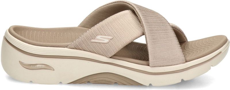 Skechers - Arch Fit Go Walk - Slippers - Dames - Satin Look